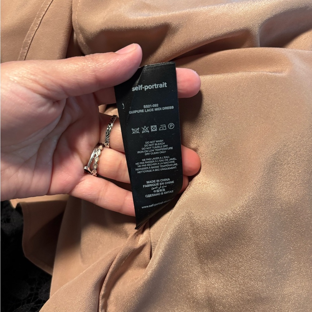 Self-Portrait Elegant Black Lace Maxi Dress Runs Small - Picture 6 of 11